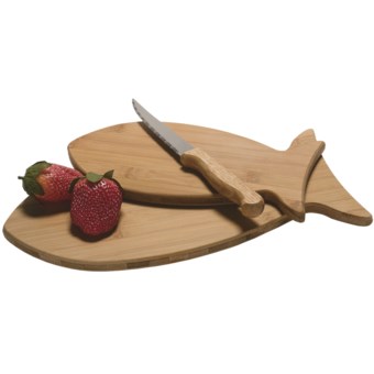 TruBamboo Fish-Shaped Cutting Board - Set of 2