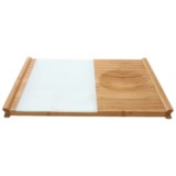 Swissmar Multi-Function Cutting Board - Bamboo, Glass