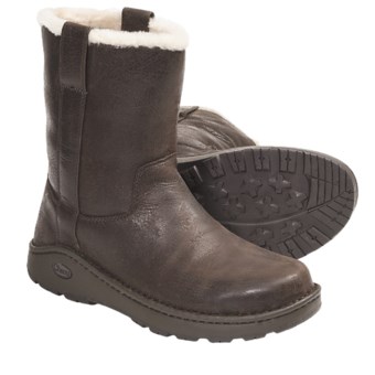 Chaco Credence Baa Snow Boots - Shearling Lined, Slip-Ons, Leather (For Men)