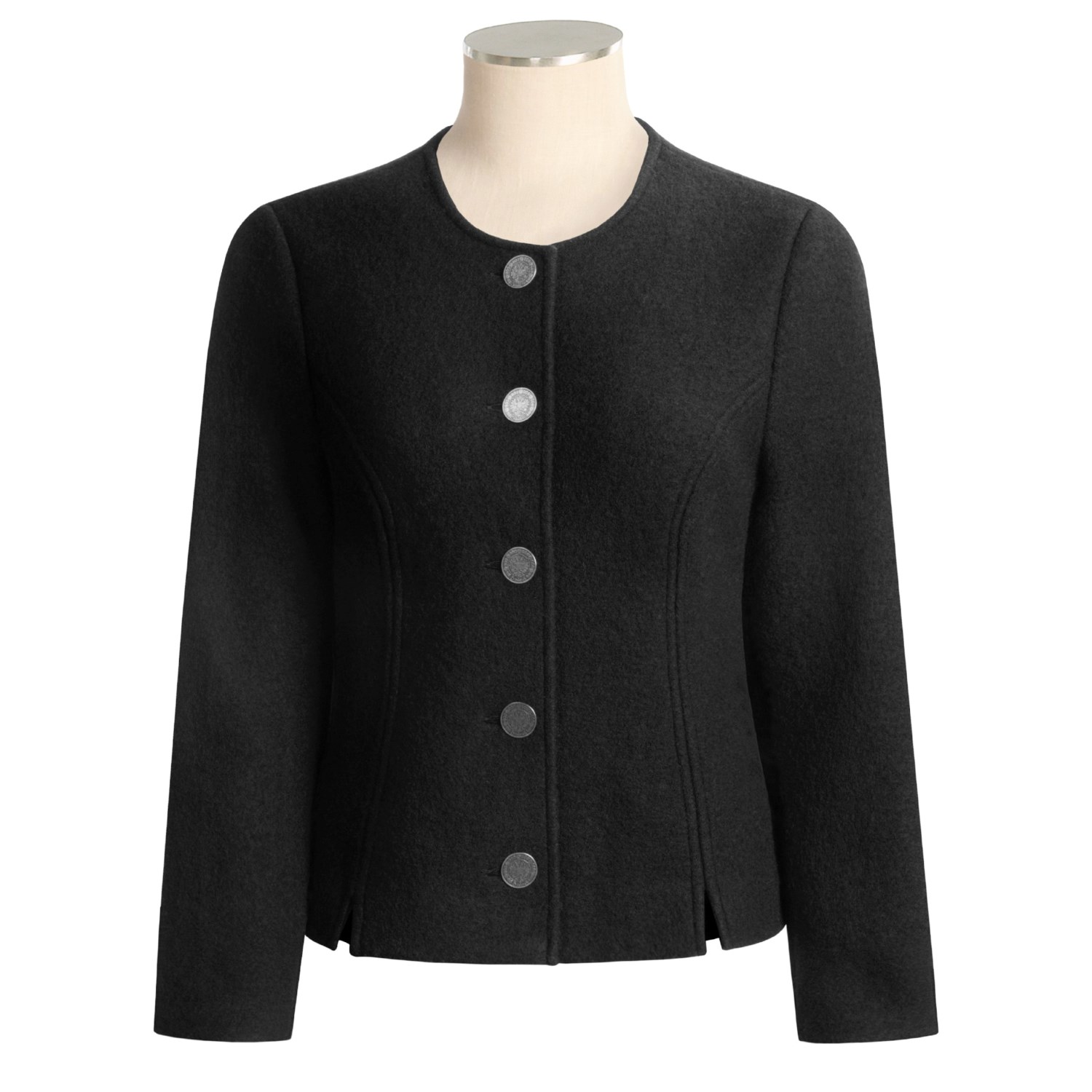 Stapf Boiled Wool Jacket - Princess Cut (For Women). Click to expand