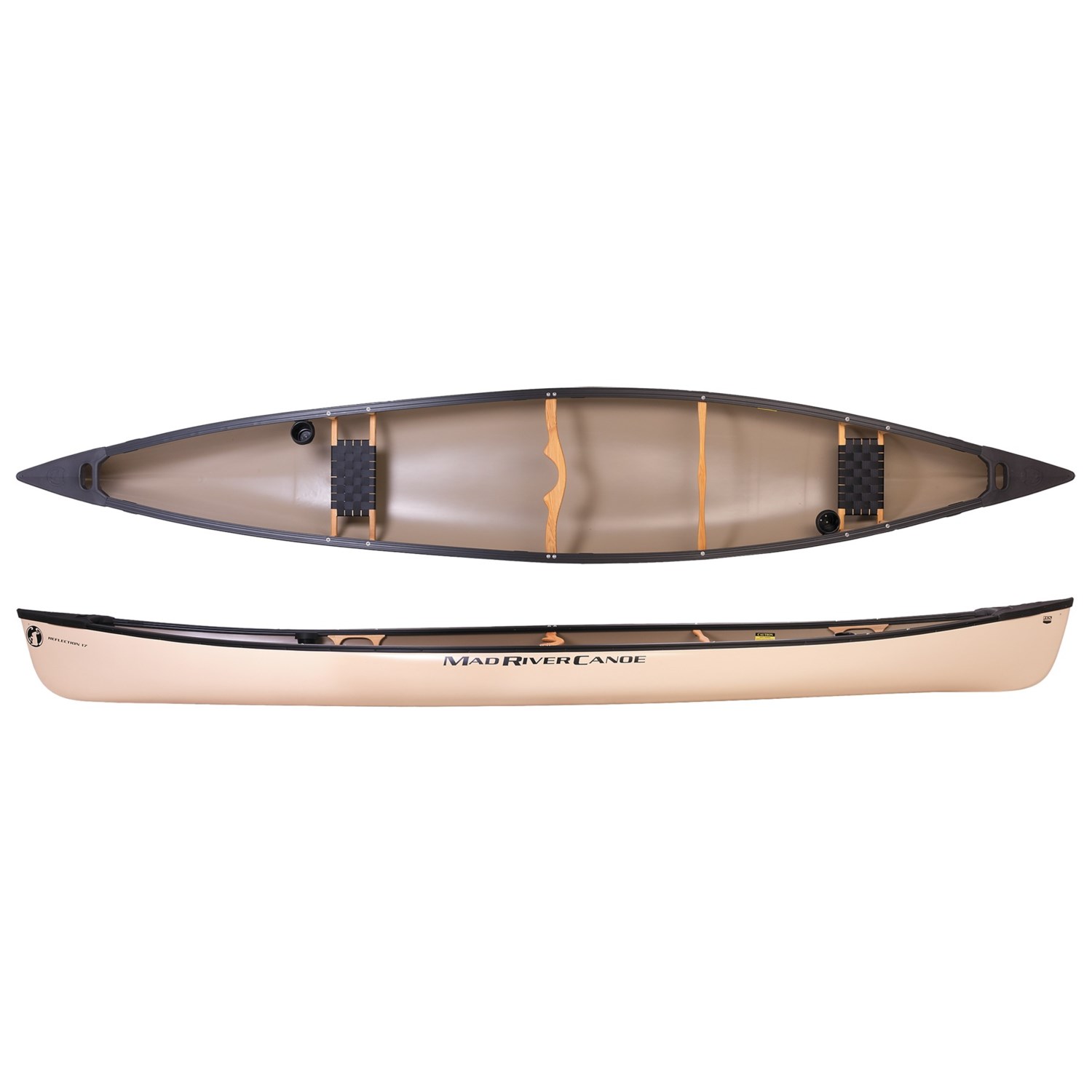 Mad River Reflection Recreational Canoe - Royalex®, 17' 5044K - Save 