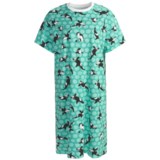 Wild & Cozy by Hatley Cotton Jersey Sleep Shirt - Short Sleeve (For Women)
