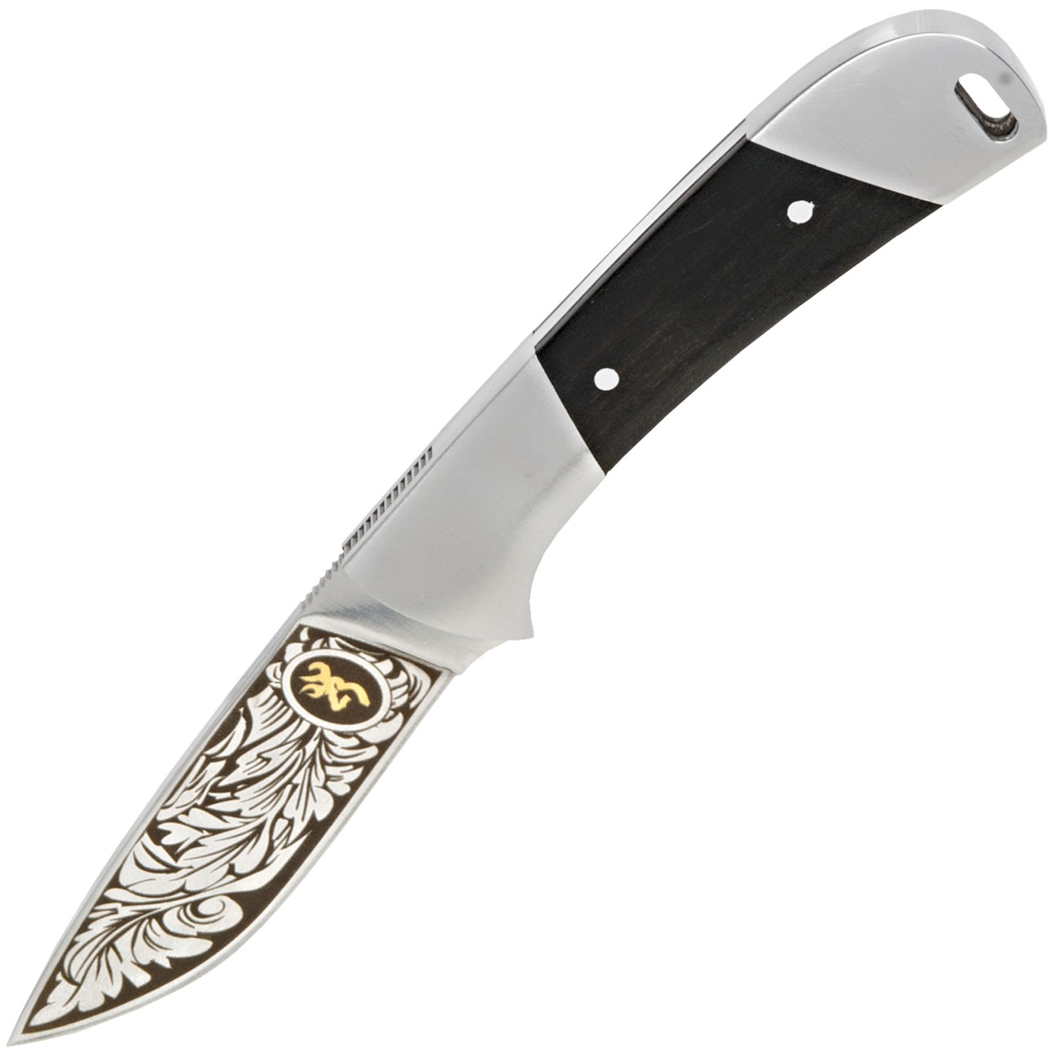 Browning Classic Knife Engraved Fixed Blade, Wood Handle 5470C Save 37