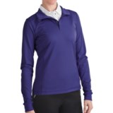 Zero Restriction Z400 Zip Mock Shirt - Long Sleeve (For Women)