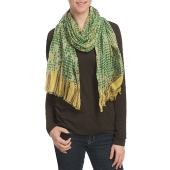 Asian Eye Bublee Cotton Scarf - Dot Print