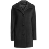 Ellen Tracy Outerwear A-Line Kimono Sleeve Coat - Wool Blend (For Women)