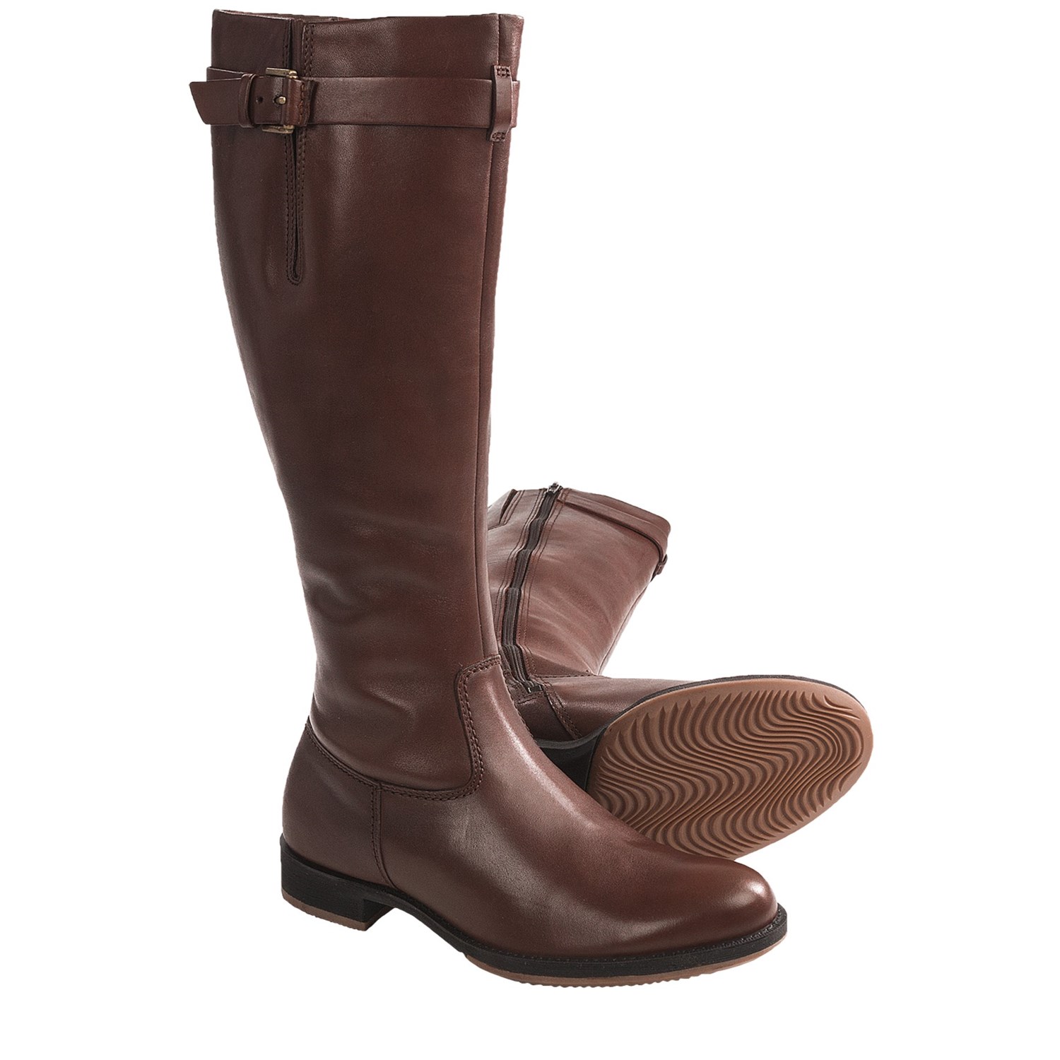 Ecco Saunter Tall Leather Boots For Women 6019c Save 36