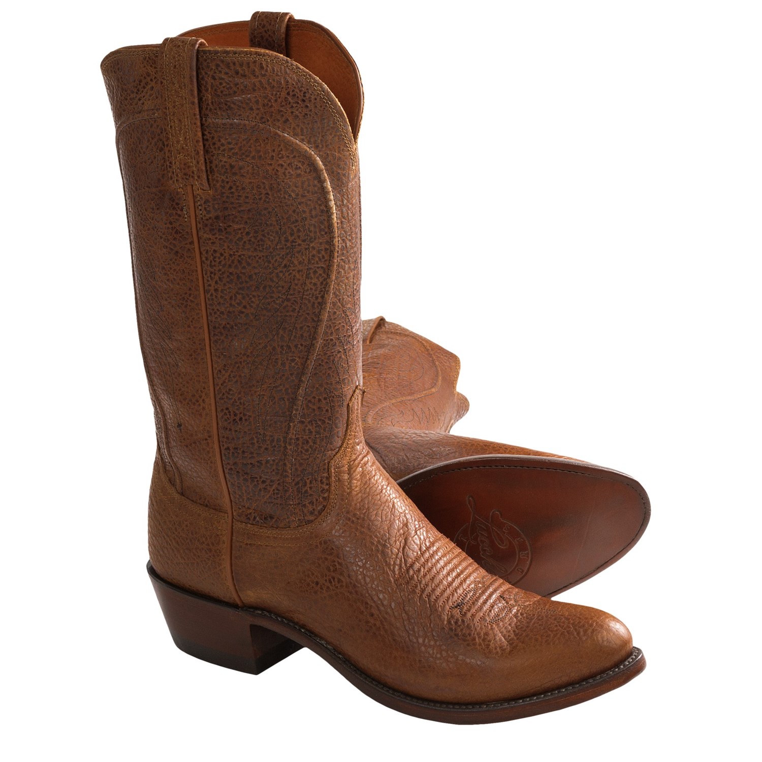 lucchese calfskin boots