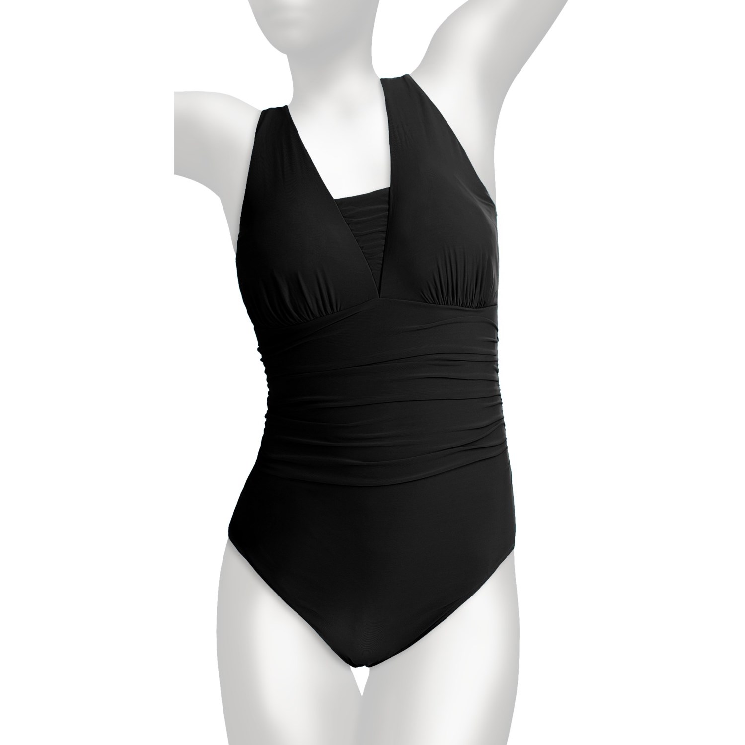 Lands’ End Grecian OnePiece Swimsuit (For Plus Size Women) 6581C