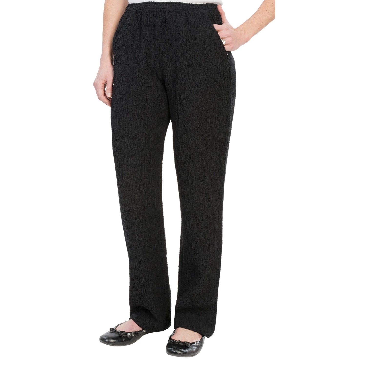 navy crinkle trousers