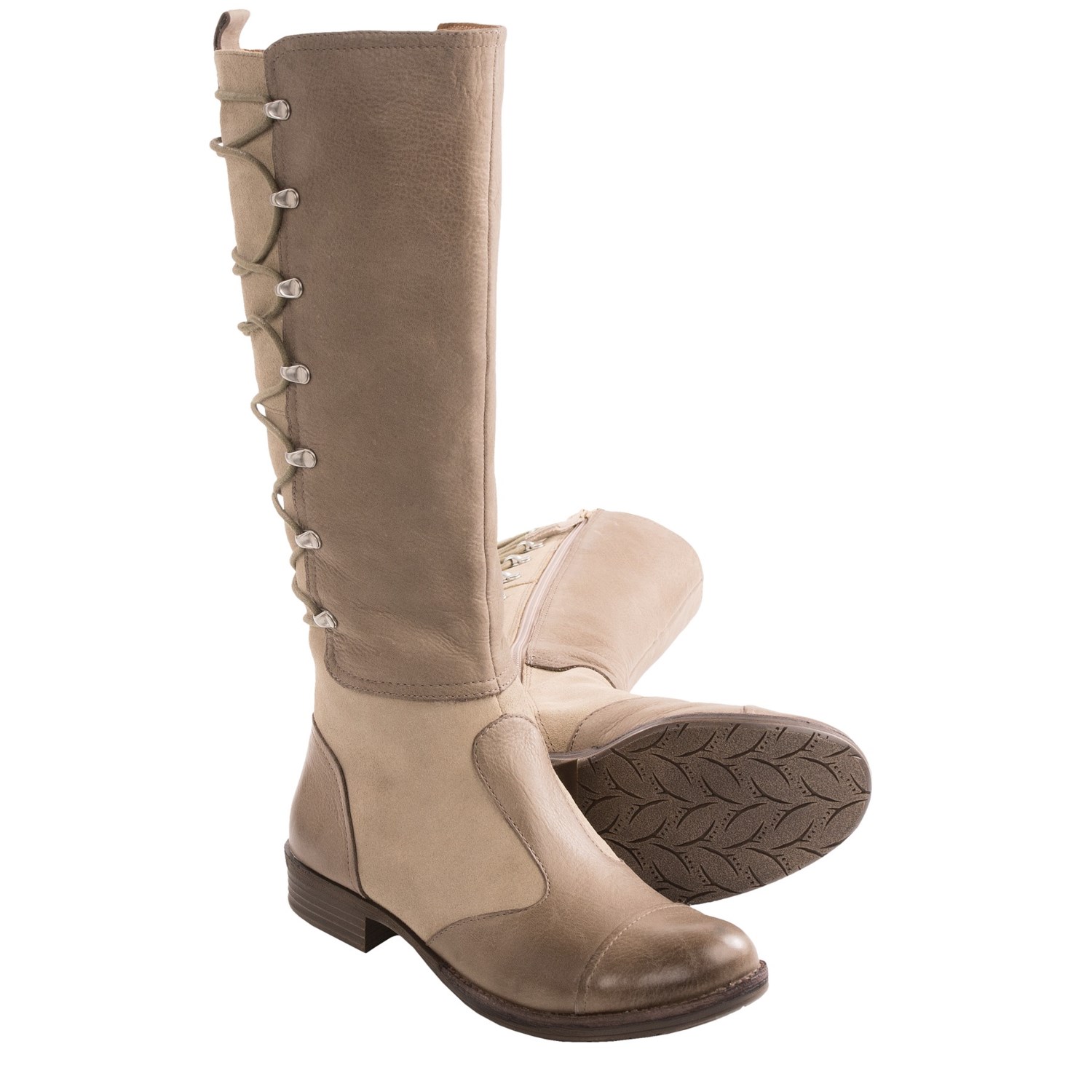 naya black leather boots