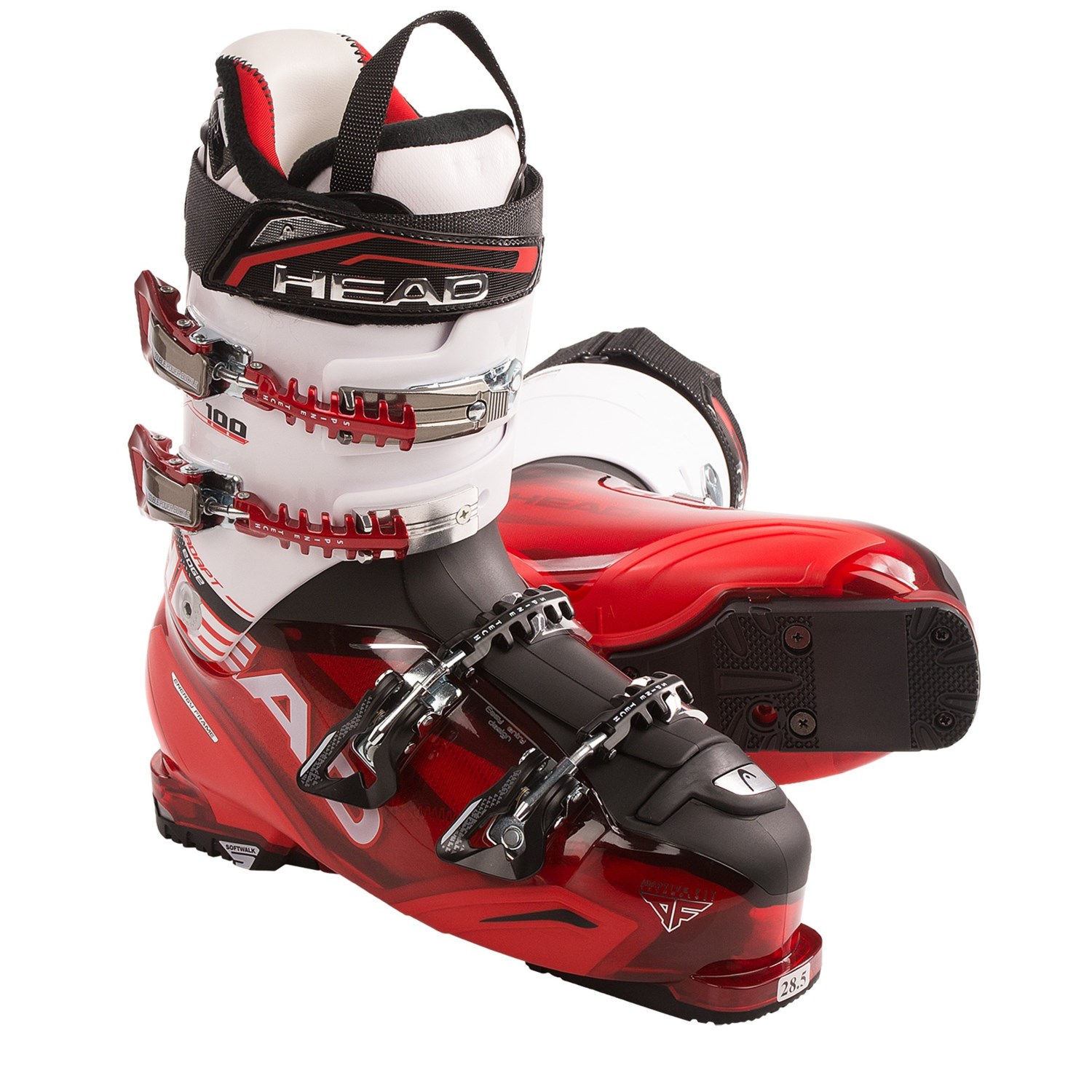 alpine skiing boots