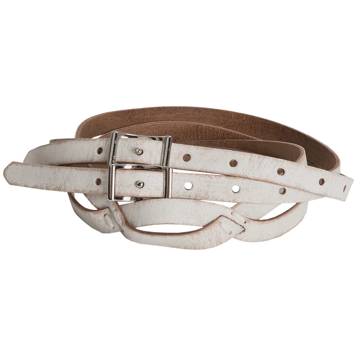 Aventura Clothing DoubleWrap Skinny Leather Belt (For Women) 7531D