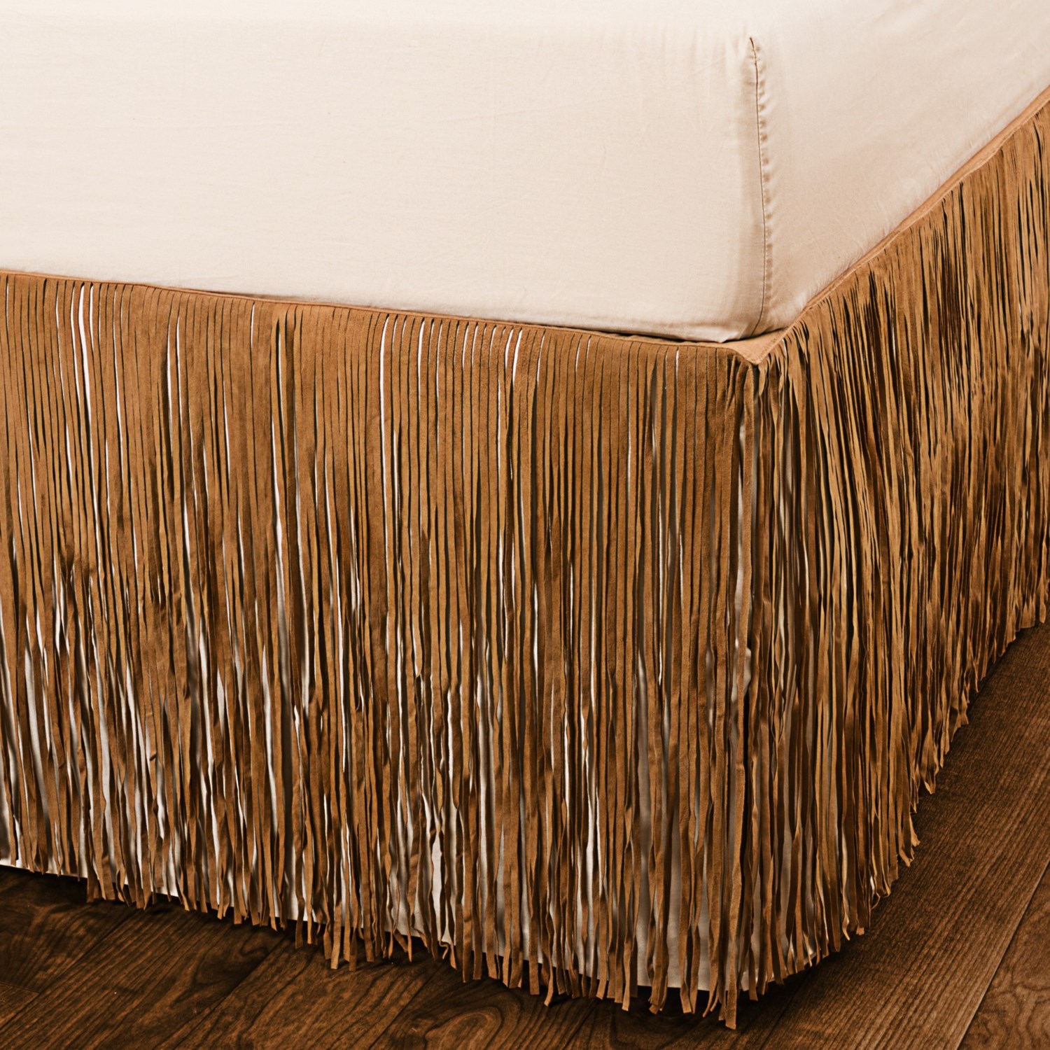 Pendleton Fringed Suede Bed Skirt Queen 7659V Save 43