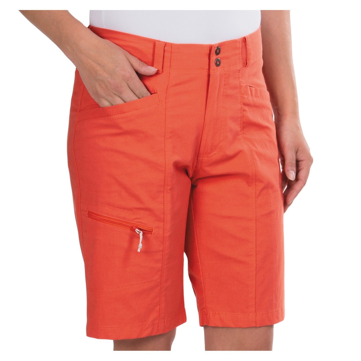 White Sierra Odyssey Bermuda Shorts (For Women) 7687F - Save 52%