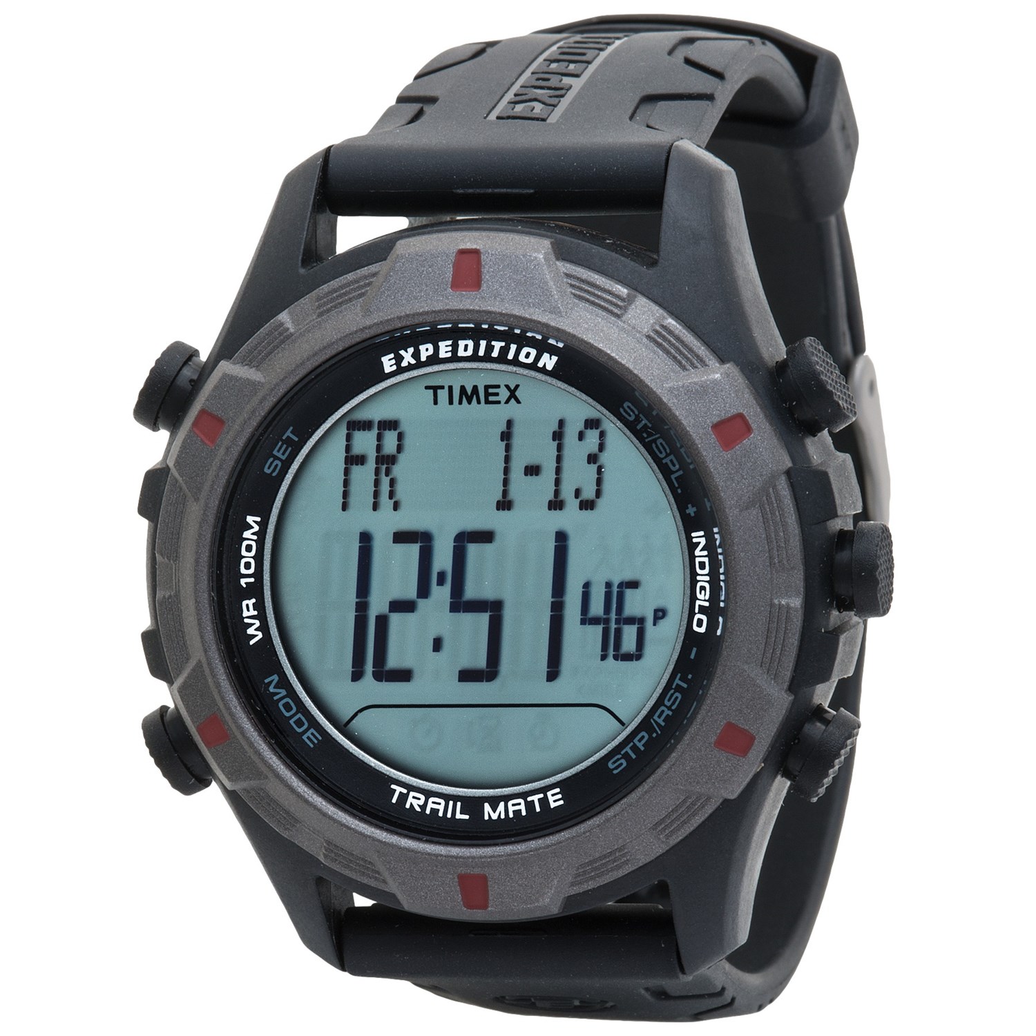 timex mens expedition trail chronograph resin combo watch