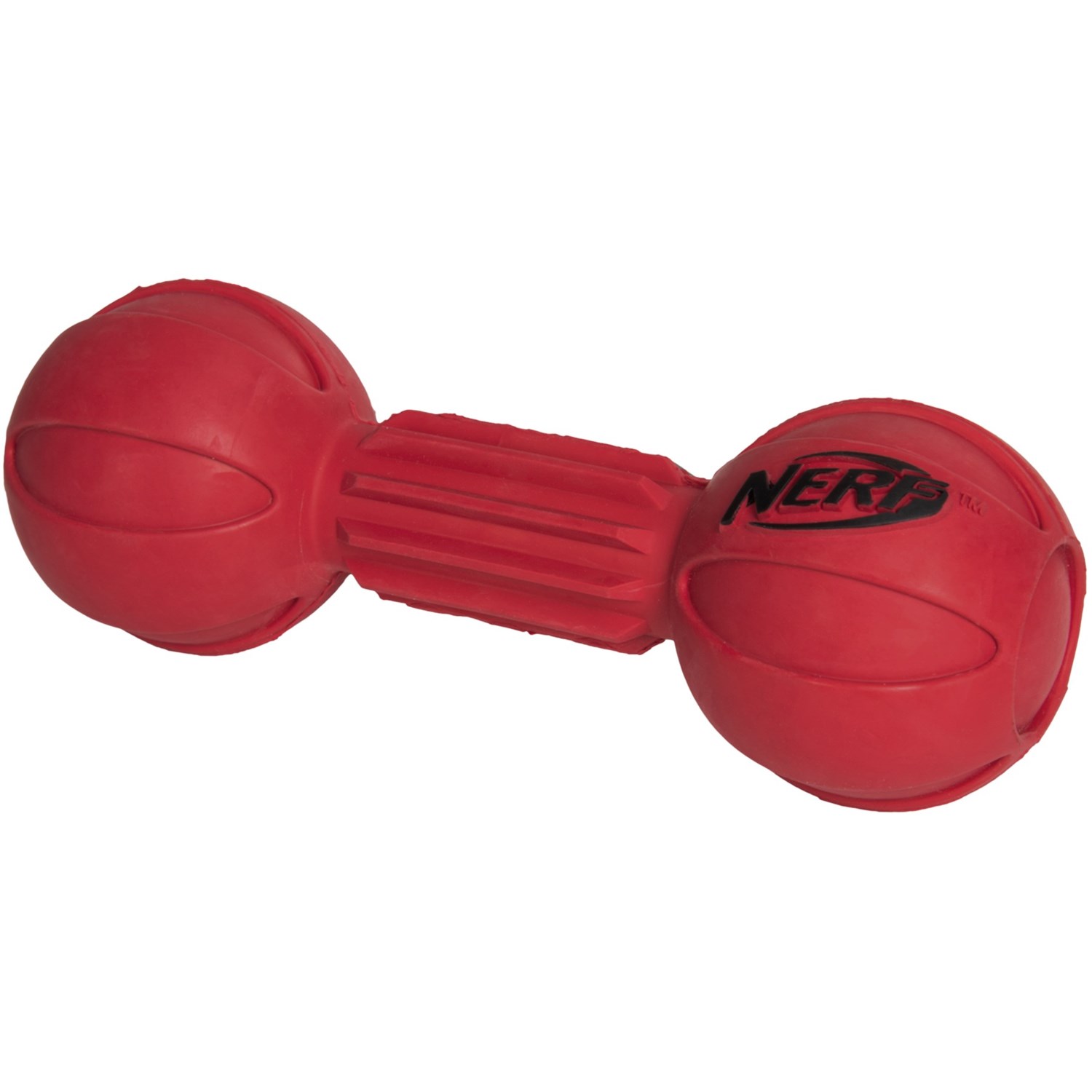 Nerf Dog 7” Medium Rubber Barbell Chew Toy 8018U Save 33