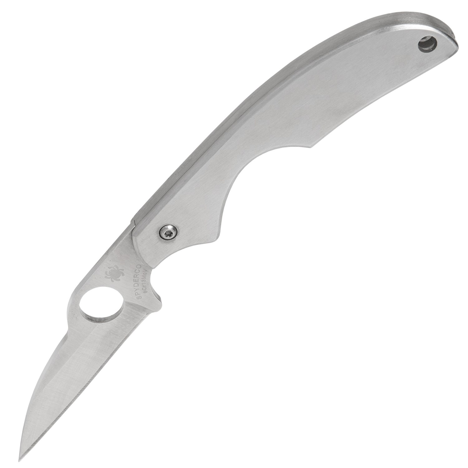 Spyderco Kiwi SlipJoint Folding Pocket Knife Straight Edge 8149U