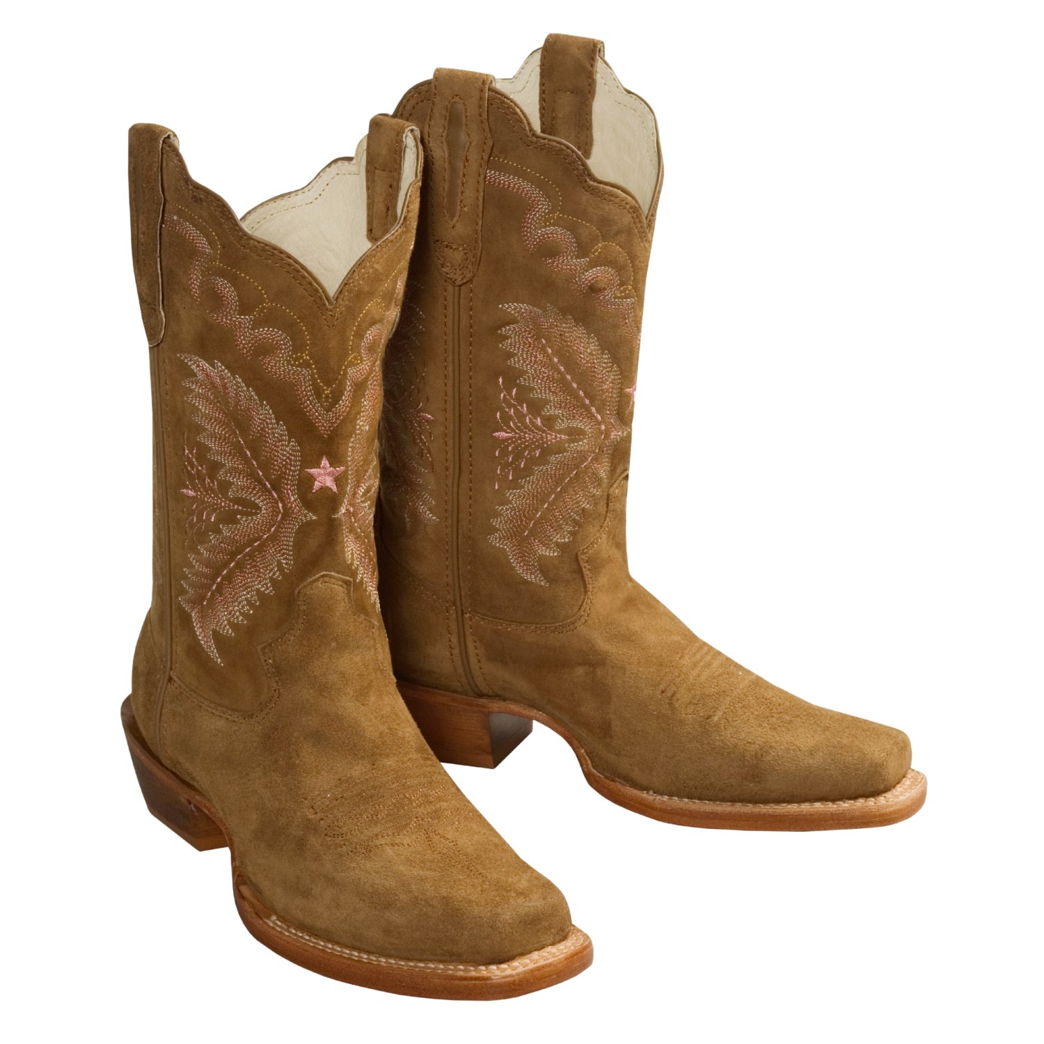 Stetson Classic Suede Western Boots with Square Toe (For Women) 83362 - Save 52%