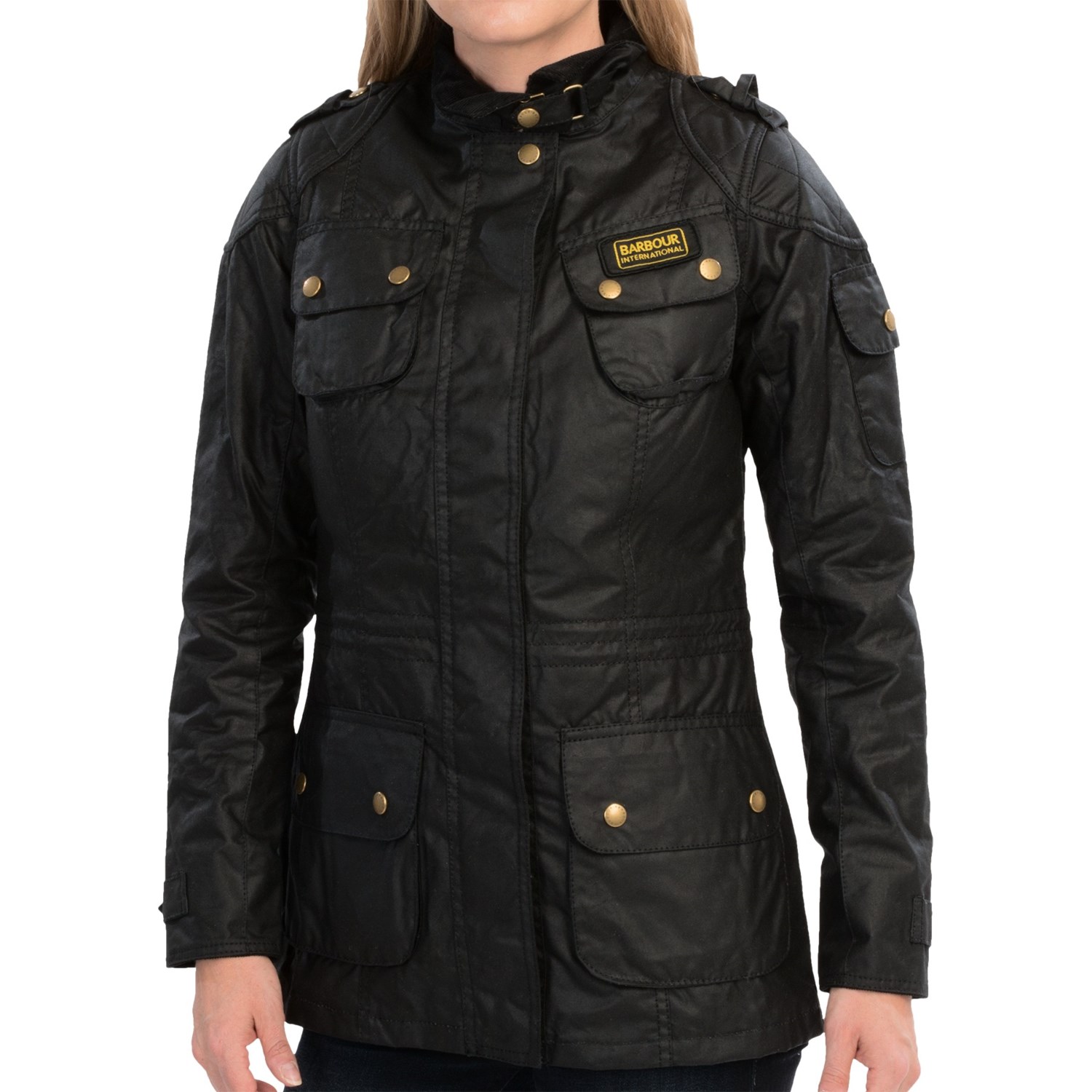 Barbour International Speedway Waxed Cotton Jacket (For Women) 8698T