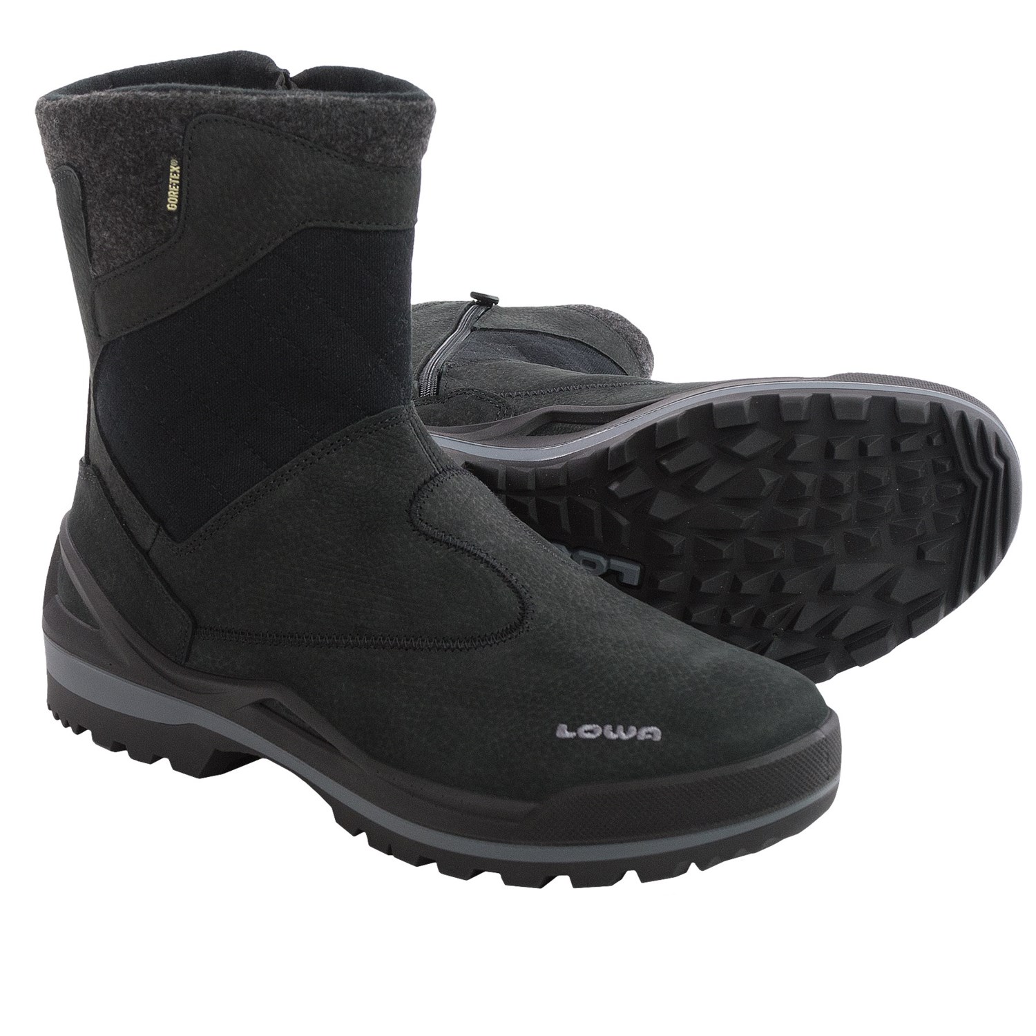 Mens Zipper Winter Boots - Boot Ri