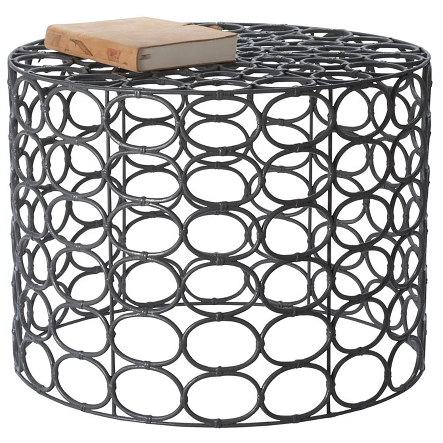 Lazy Susan Weathered Oval Ring Side Table Save 59