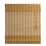 Versailles Two-Tone Bamboo Roman Shade - 27x48"