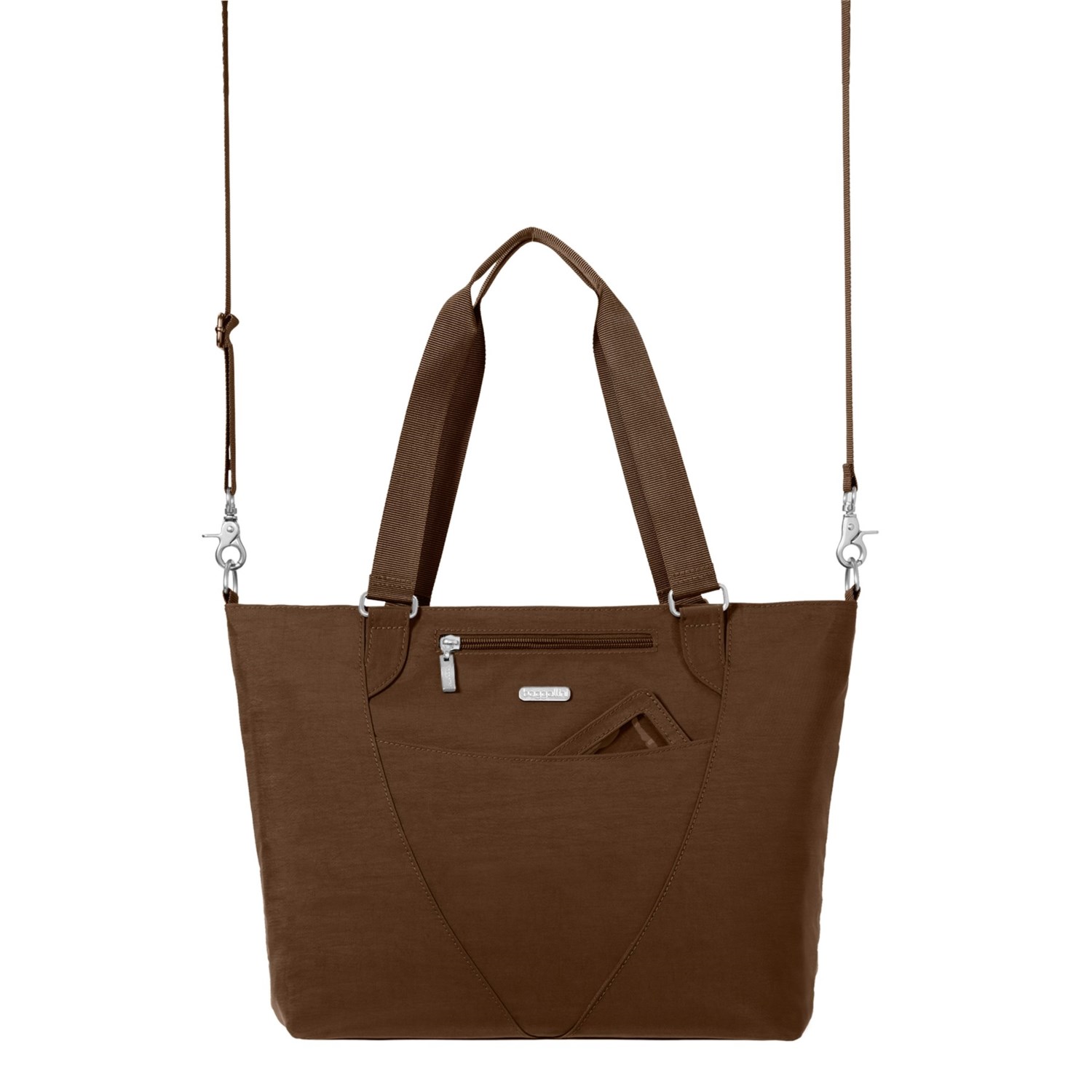 baggallini quilted nylon tote