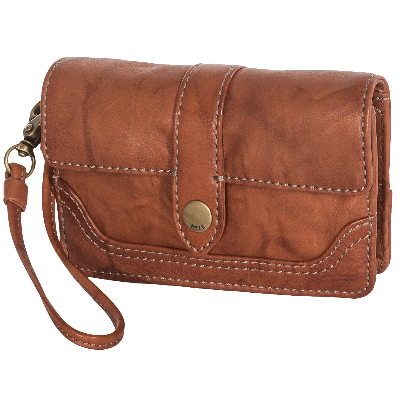 Frye Campus Leather Wristlet (For Women) 9523C Save 30