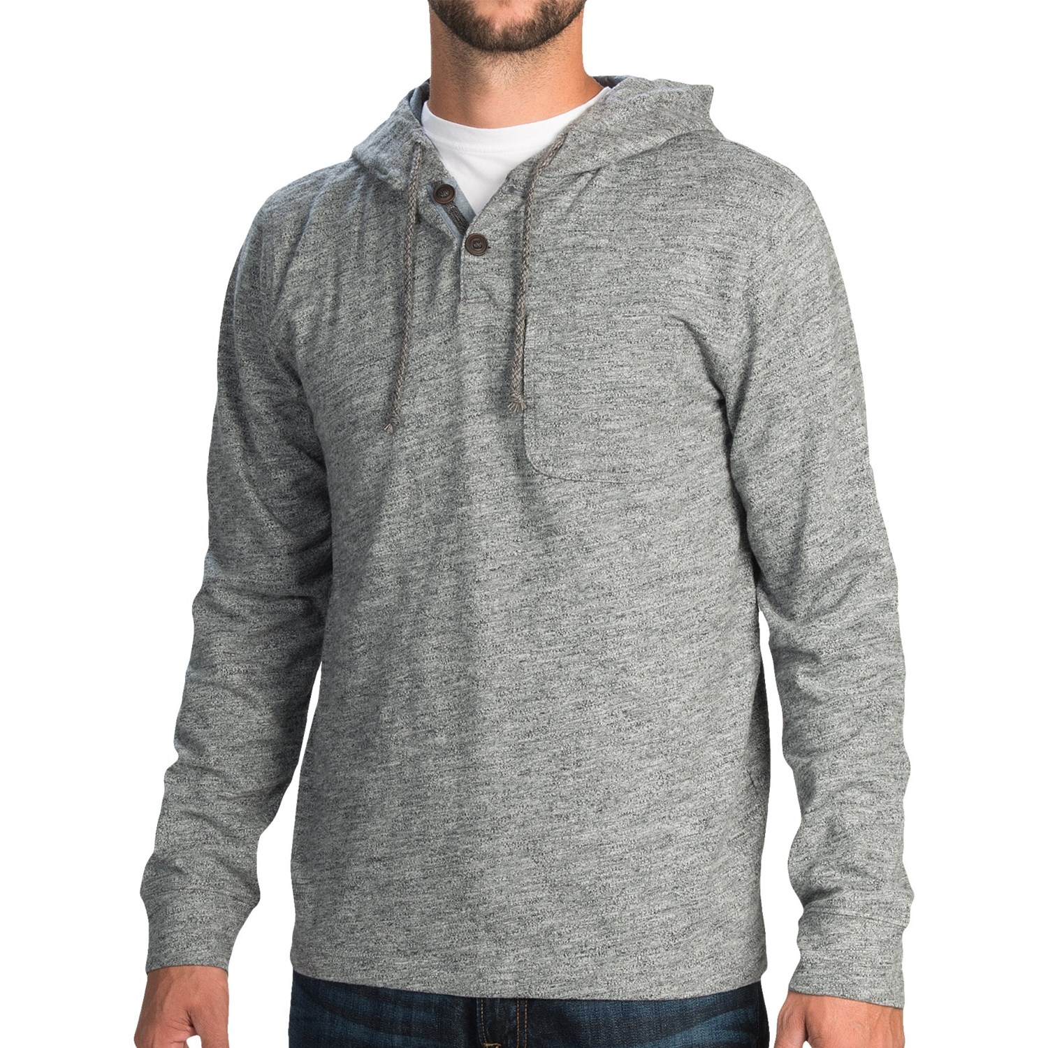 Lucky Brand Hoodley Textured Cotton Hoodie (For Men) 9600K