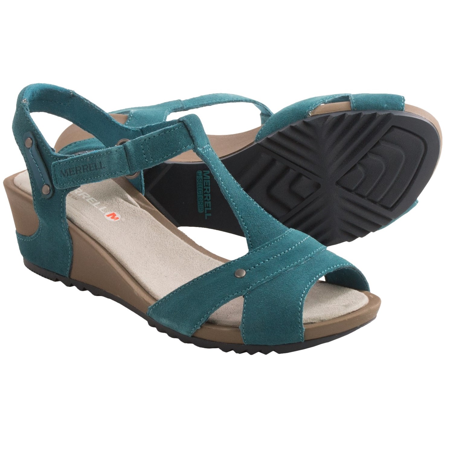 merrell womens wedge sandals
