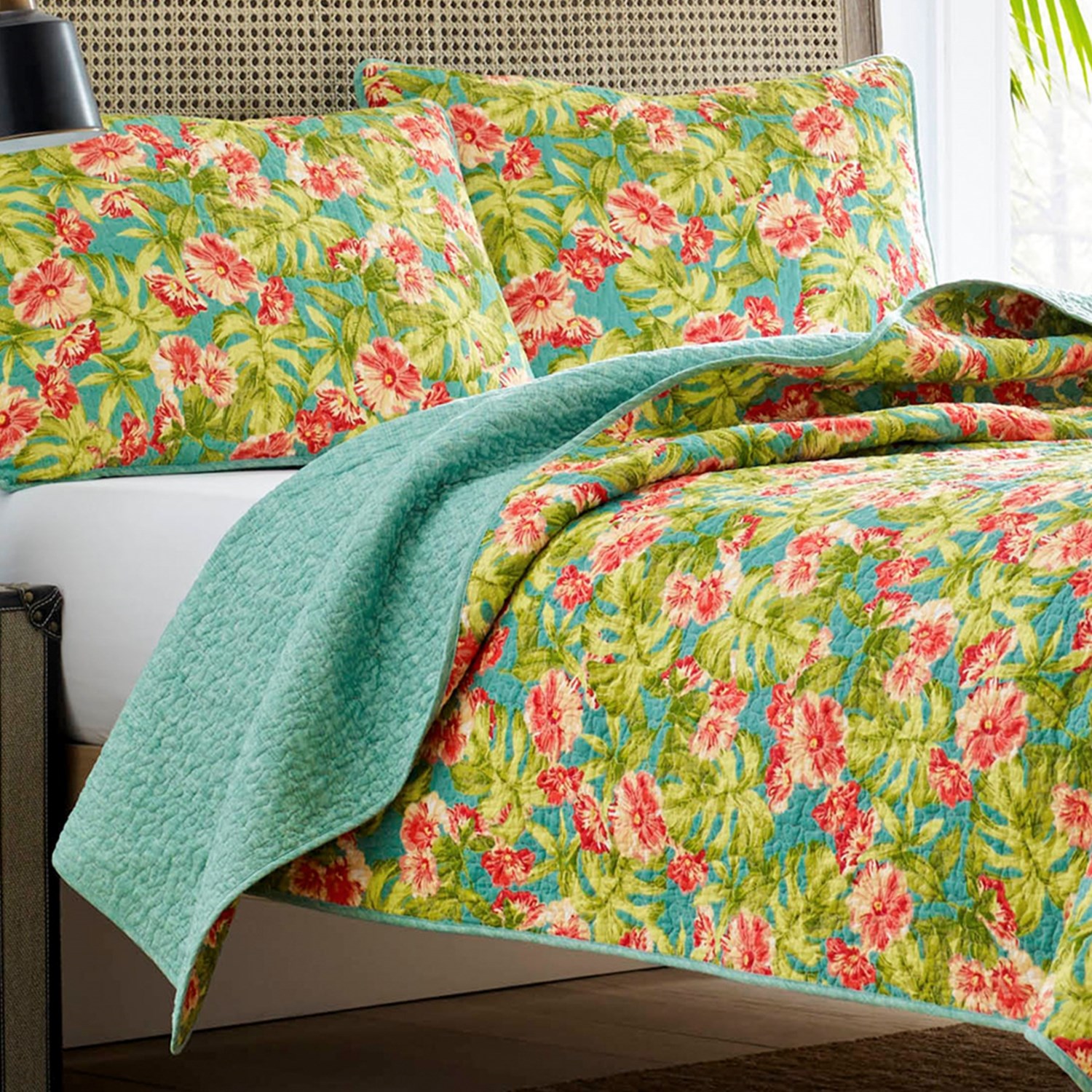 Tommy Bahama Flamingo Road Quilt Set Full/Queen 9613Y Save 76