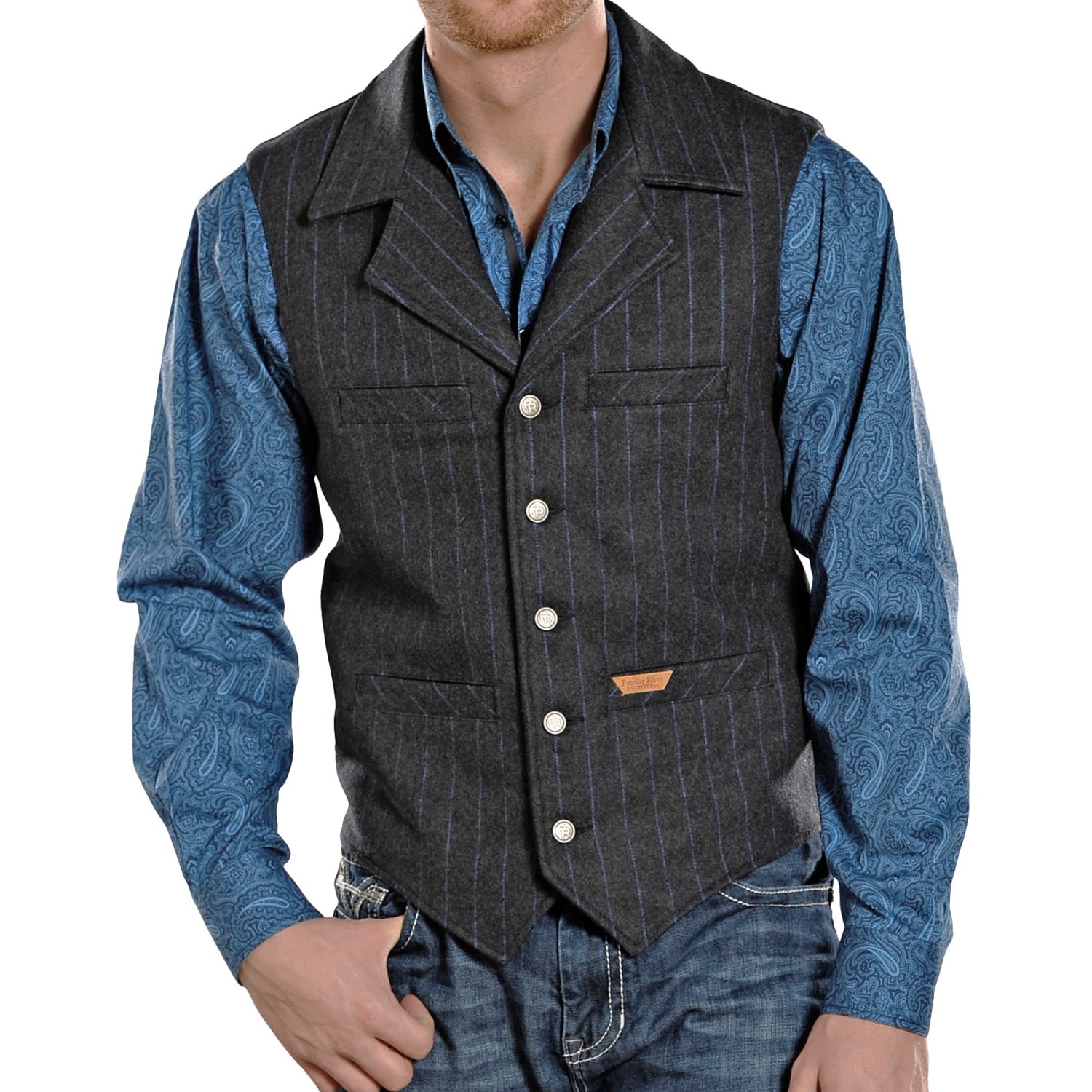 Powder River Outfitters Wool Vest (For Men) 9933H Save 44
