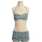 Blue Multi Profile by Gottex Skirted Bikini Swimsuit - 2-Piece, Bandeau, Removable Halter (For Women)