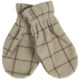 PT Sportswear Plaid Fleece Mittens (For Women and Youth)