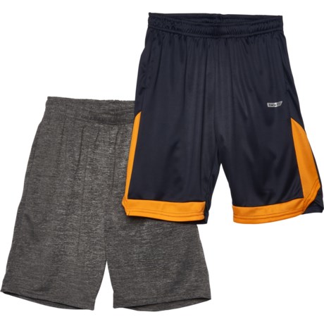 Hind Pull-On Shorts - 2-Pack (For Big Boys) - NAVY/GRAY (10/12 )