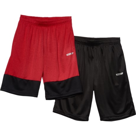 Hind Pull-On Shorts - 2-Pack (For Big Boys) - RED/BLACK (8 )