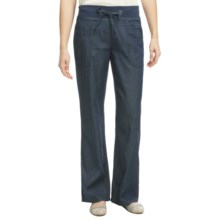 Pulp Denim Pants - Drawstring Stretch Waistband (For Women) in Denim - Closeouts