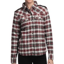 Pulp Flannel Jacket - Fleece Lining (For Women) in Red Combo - Closeouts