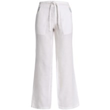 Pulp Linen Drawstring Pants (For Women) in White - Closeouts