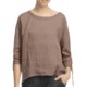 Pulp Scoop Neck Linen Shirt - 3/4 Sleeve (For Women)