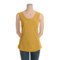 Pulp Stretch Jersey Tank Top - Ruffle Trim (For Women) in Lemon Grass