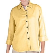 Pulp TENCEL® Shirt - 3/4 Sleeve (For Women) in Butter Cup - Closeouts