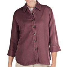 Pulp TENCEL® Shirt - 3/4 Sleeve (For Women) in Raspberry - Closeouts