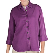 Pulp TENCEL® Shirt - 3/4 Sleeve (For Women) in Wineberry - Closeouts