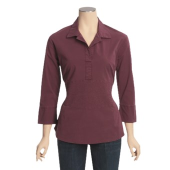 Pulp Tie-Back Stretch Shirt - Long Sleeve (For Women)