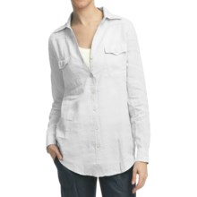 Pulp Two-Pocket Shirt - Linen, Long Sleeve (For Women) in White - Closeouts
