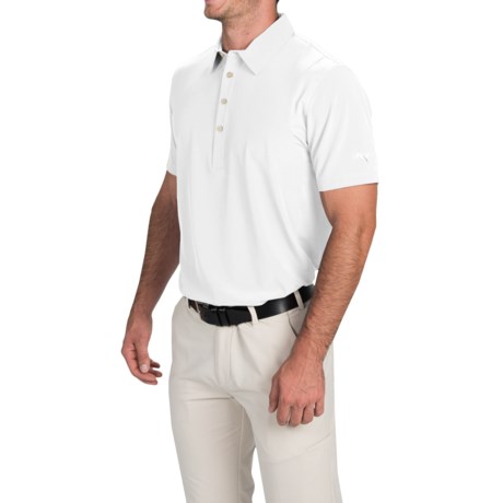 Puma Golf Tech Polo Shirt UPF 40+, Short Sleeve (For Men)