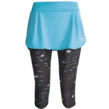 Puma Run 3/4 Skirt (For Women) in Blue Atoll - Closeouts