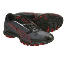 Puma Trace Mesh Shoes (For Men) in Shadow/Black/Red/Silver - Closeouts